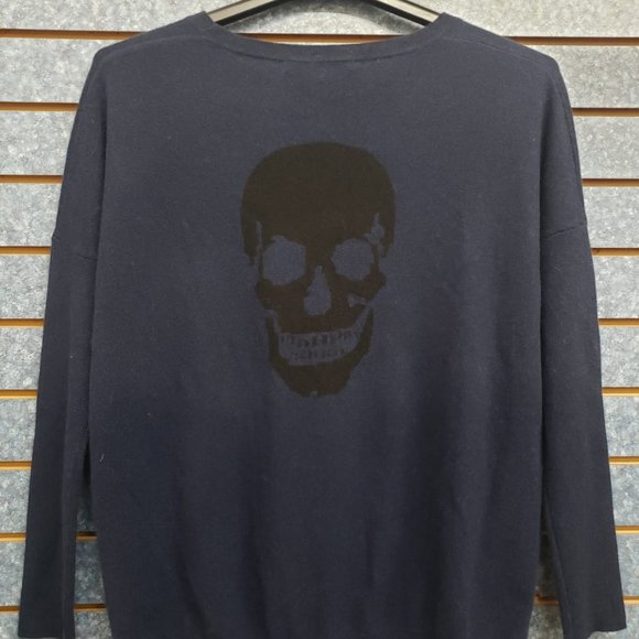 Skull Cashmere Luther Tunic Navy BlueWomens